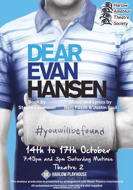HATS Presents: Dear Evan Hansen at Harlow Playhouse